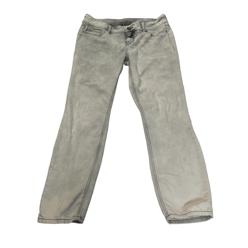 MAURICES Jeans Women's Straight Leg Denim Low-Rise Ankle Length Blue Large